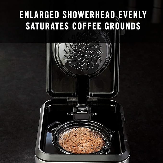 Calphalon Coffee Maker Programmable Coffee Machine with Glass Carafe 14 Cups Stainless Steel