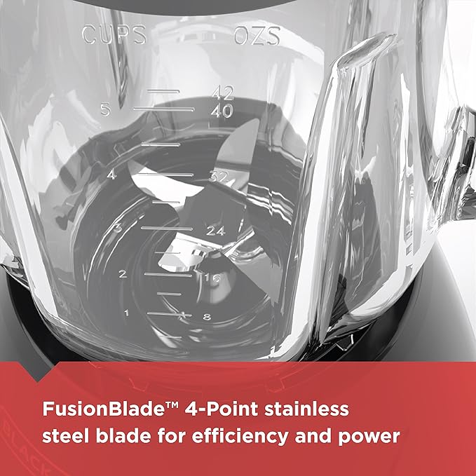BLACK+DECKER 10-Speed Countertop Blender 6-Cup &amp Easy Steam Compact Iron with SmartSteam