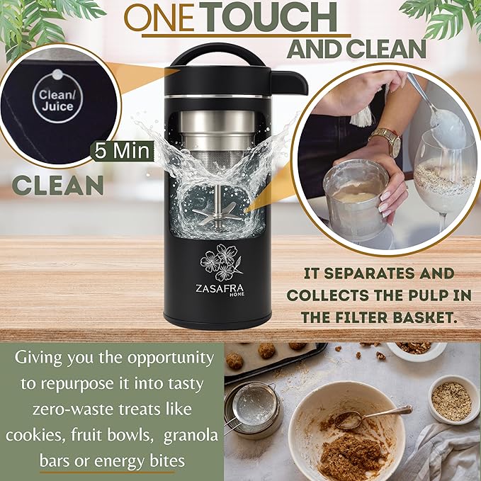 Nut Milk Maker Machine 50oz/1.5L Stainless Steel (Built-In StrainerNo Mesh Bags) 8-IN-1 Cooking Blender 6-7 Cups Per Batch Oat Almondmilk Maker &amp Soymilk Maker Creamy Plant-Based Milks &amp