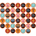 Two Rivers Coffee Medium Roast Coffee Pods Compatible with K Cup Brewers Including 2.0 Assorted Variety Sampler Pack 40 Count