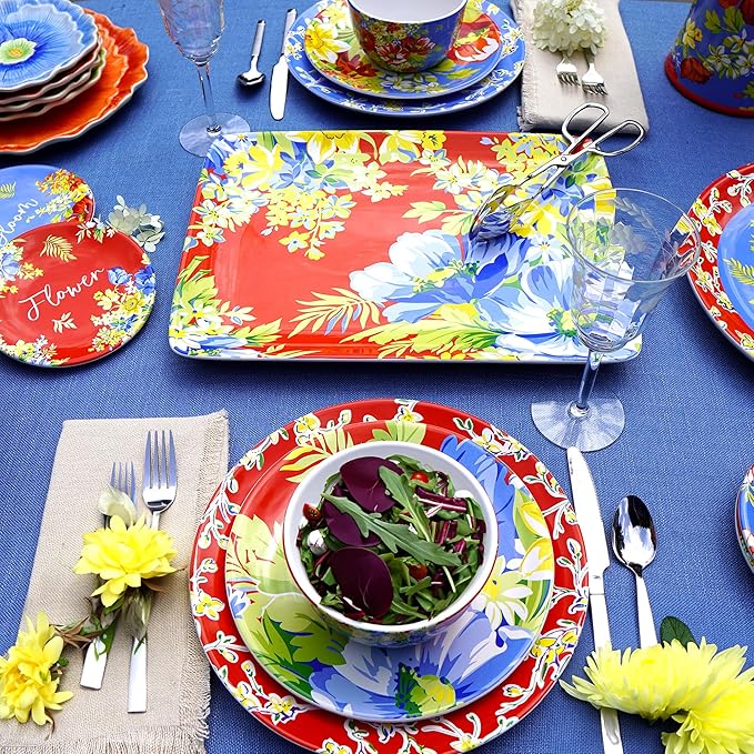 Certified International Blossom 16 Piece Dinnerware Set Serice for 4