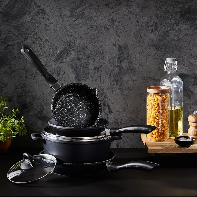 Cuisine::pro Stone Cookware Set Non-Stick Toxin-Free 6 Piece