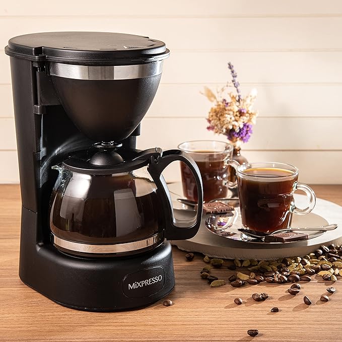 Mixpresso Drip Coffee Maker Coffee (6 Cups) Black