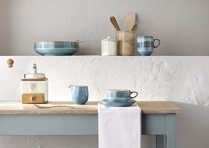Denby Azure Coast Large Curve Mug