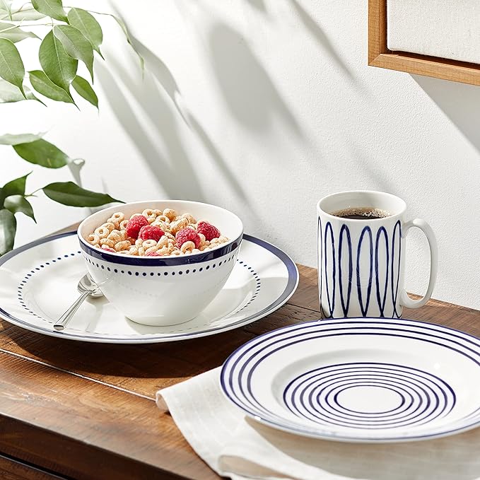 Kate Spade New York Charlotte Street West 4 Piece Place Setting Blue