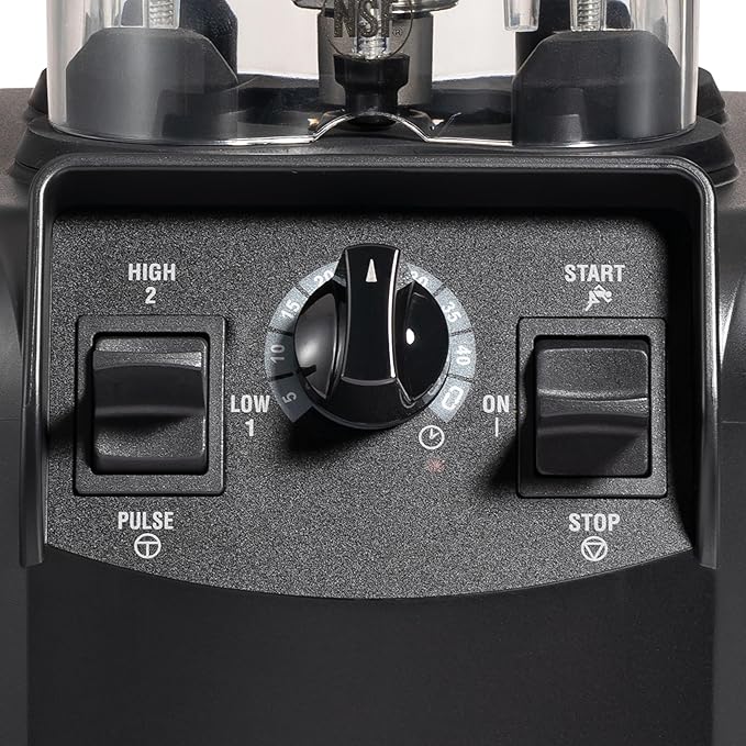 Hamilton Beach Commercial Fury High-Performance Blender 64 Ounce / 1.8 Liter Capacity 3 HP Motor NSF Certified HBH550R