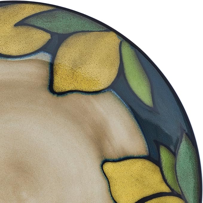 Pfaltzgraff Painted Lemons 12 Piece Dinnerware Set Service for 4