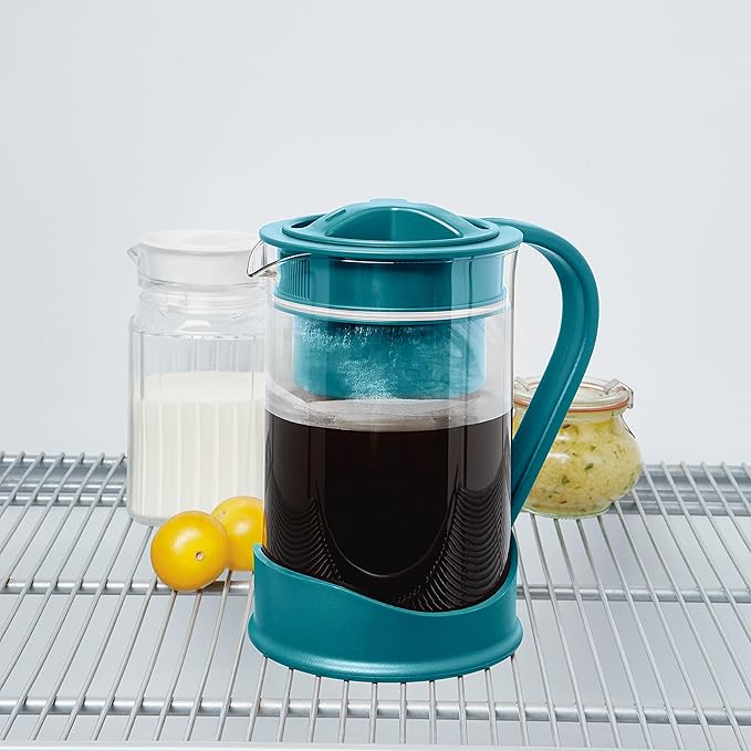 BonJour 50.7oz Cold Brew Coffee Maker Aqua