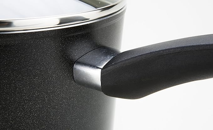 Prestige Duraforge Induction Aluminium Saucepan Black Set of 3