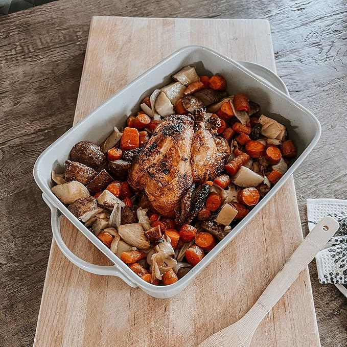 Mora 9x13in Deep Porcelain Baking Dish - Oven to Table Freezer Safe