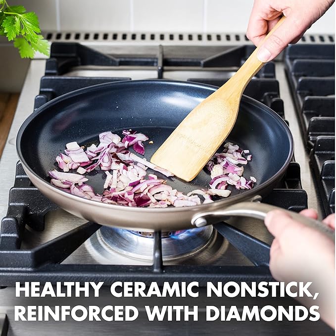 GreenPan Limited Edition 10th Anniversary 5pc Ceramic Non-Stick Cookware Set Bronze