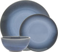 Dinnerware Set Douro Reactive Glaze Dinner Plate Salad Plate Soup Bowl - 18 Piece set