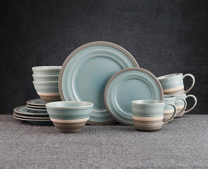 Pfaltzgraff Adina 16 Piece Dinnerware Set Service For 4