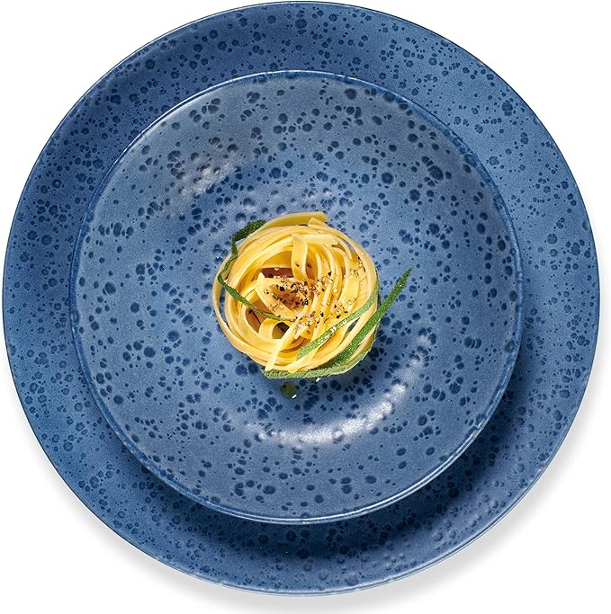 Kitwe 8-Piece Dinner Set Blue