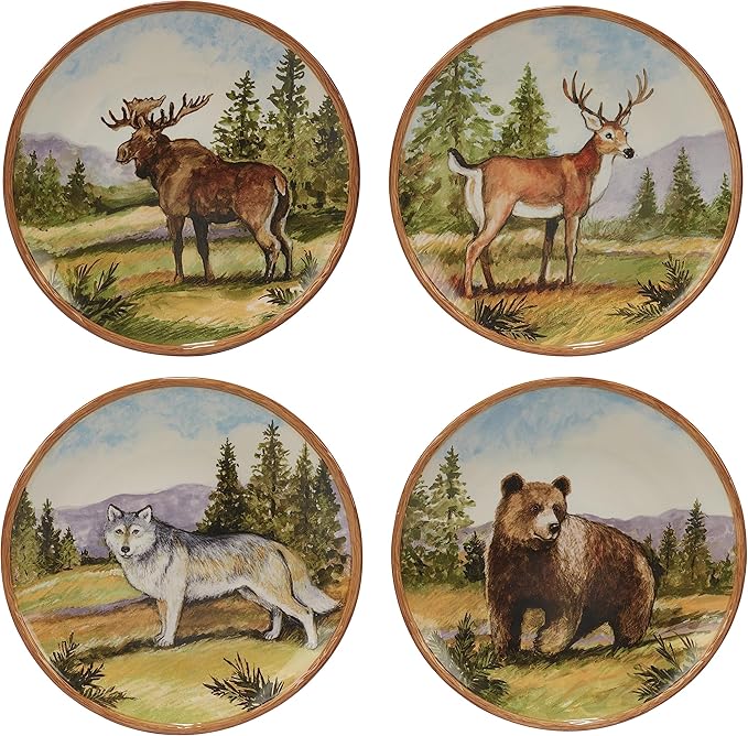 Certified International Mountain Summit 16pc Dinnerware Set Service for 4