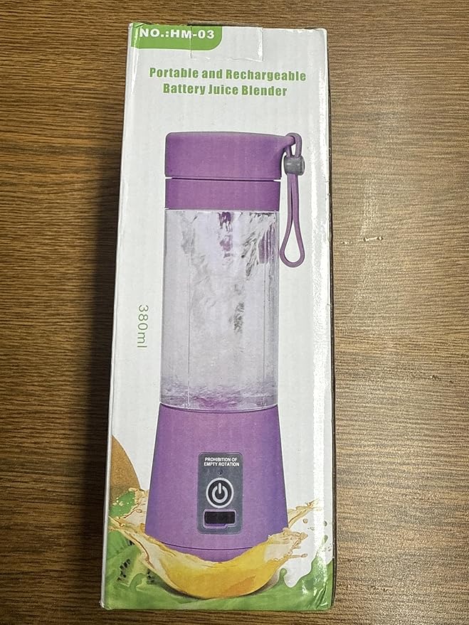 Portable and rechargeable battery juice Blender