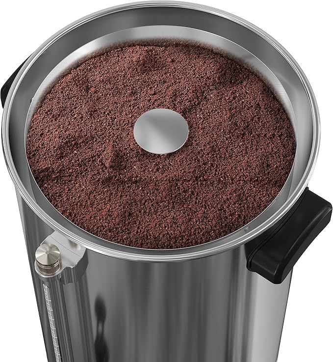 KoolMore Electric Percolator Coffee Maker 100-Cup 500 oz. Pot in Stainless Steel with Double Wall Insulation for Office Breakrooms Catering and Events and Dripless Faucet (KM-CCP100)