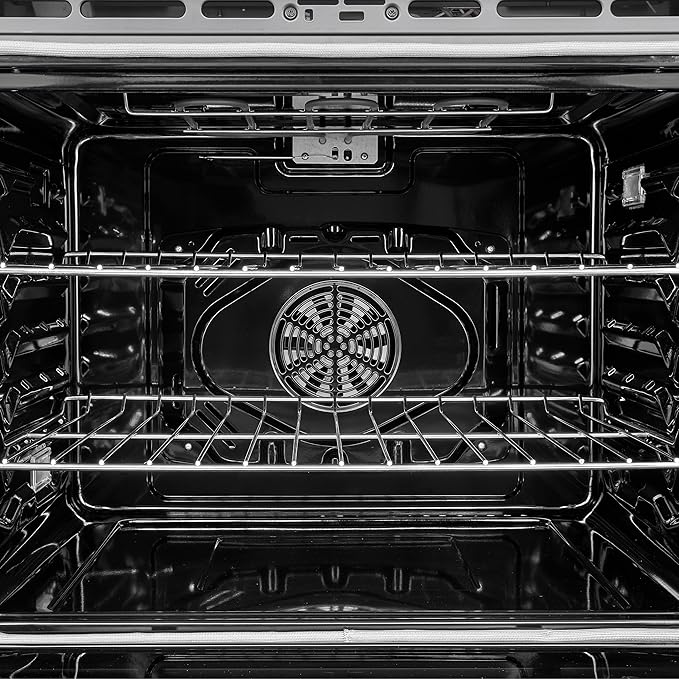 Forno Vomero 30-Inch Wall Oven – 5 Cu. Ft. Capacity Stainless Steel 3550W Convection Mechanical Controls Self-Cleaning Function