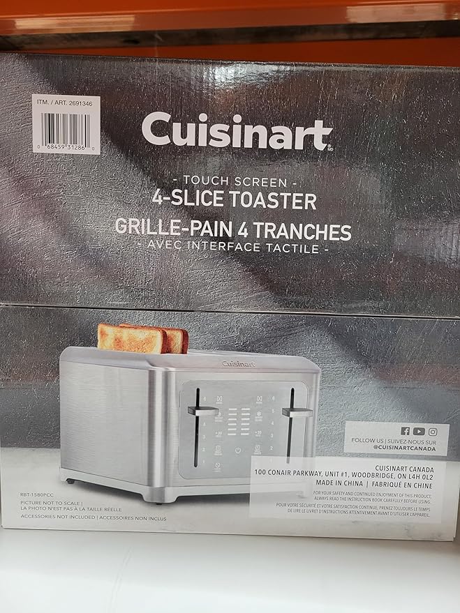 Cuisinart 4 Slice Touch Screen Toaster