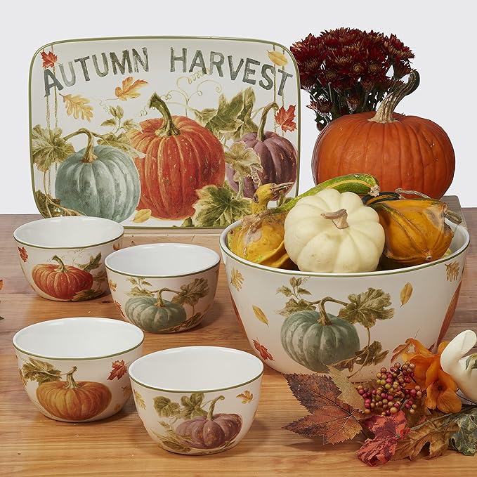 Certified International Harvest Autumn Havest 16 Pc Dinnerware Set Service for 4 Multicolor