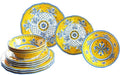 Le Cadeaux 12 Piece Luxury Melamine Dinnerware Set Service for 4 (Benidorm)