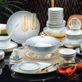 60 Pcs Top Ceramic Bone China Dinnerware Set Fine China Dinnerware Sets Ceramic Tableware Set Chinese Gifts