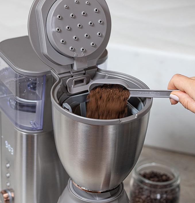 Café Specialty Drip Coffee Maker | 10-Cup Glass Carafe | WiFi Enabled Voice-to-Brew Technology | Smart Home Kitchen Essentials | SCA Certified Barista-Quality Brew | Stainless Steel