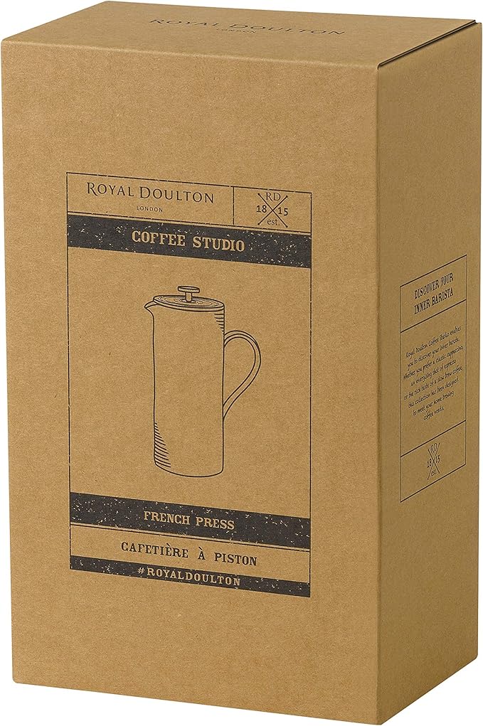 Royal Doulton Coffee Studio French Press Grey 50 oz