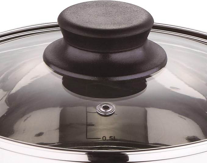 Cookware Set 5 Pieces Stainless Steel + 3-Piece Pan Set Diameter 16 x 20 x 24 cm Pressed Aluminium Metallic Grey