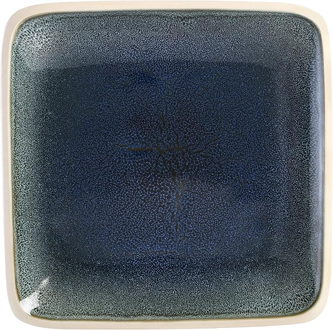 Gibson Elite Namastay 12 Piece Dinnerware Set Blue