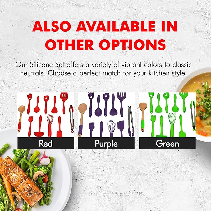 Chef Craft Premium Utensil Set Kitchen Green 11 Piece Set (42107)