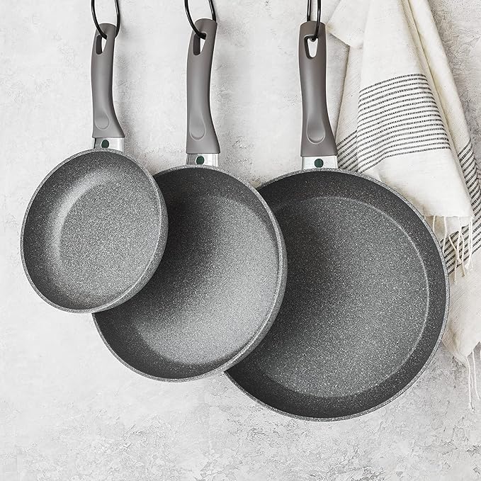 BALLARINI Modena by HENCKELS Forged Aluminum 3-pc Nonstick Fry Pan Set