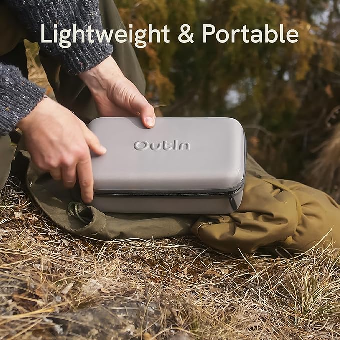 OutIn Nano Portable Electric Espresso Machine Carrying Bag Waterproof Sturdy EVA Electronic Coffee Maker Storage Case Hand Hold Belt Travelling Office Camping
