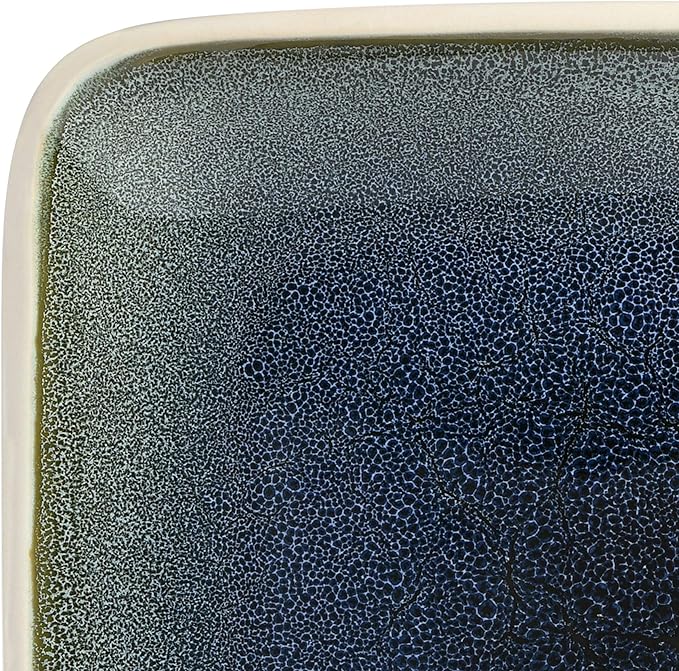 Gibson Elite Namastay 12 Piece Dinnerware Set Blue