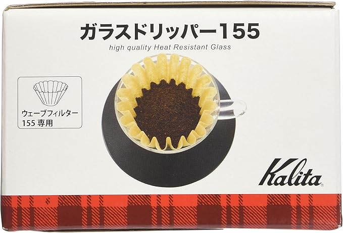 Kalita Wave Dripper 155 series glass [1-2 person] # 05045 (japan import) by Kalita (Carita)