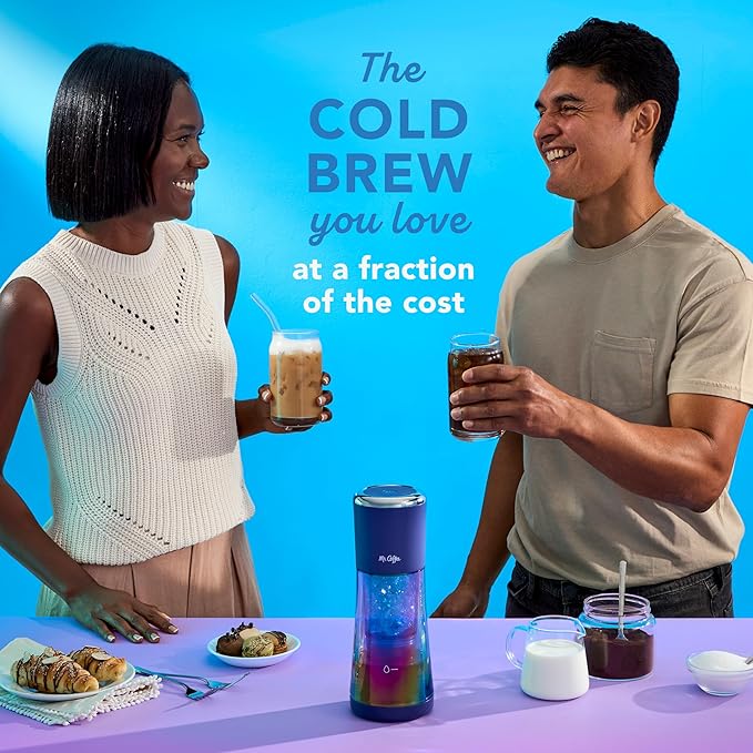 Mr. Coffee® Express Cold Brew Coffee Maker 10-Minute Cold Brew Coffee Machine Indigo