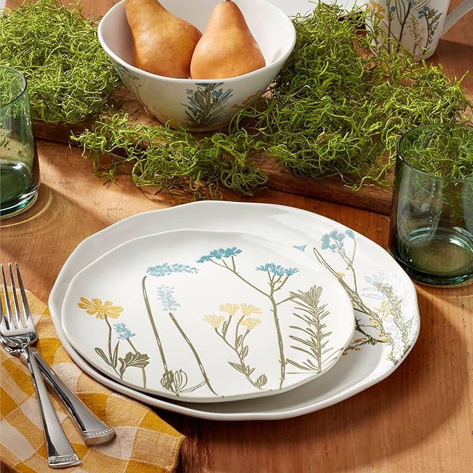 Lenox 897830 Wildflowers 16-Piece Dinnerware Set Service For 4