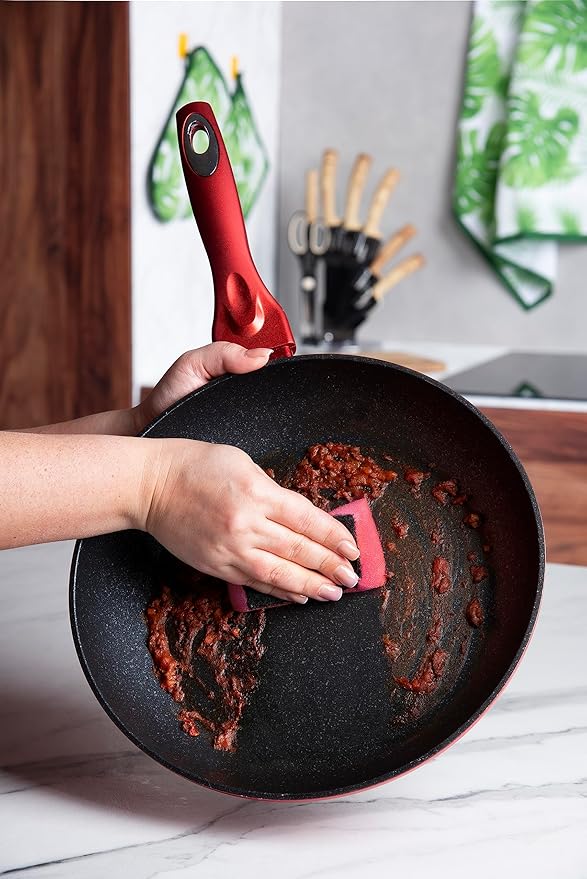 Excelsa Phoenix Set of 2 Frying Pans and 2 Saucepans Forged Aluminium with Non-Stick Coating