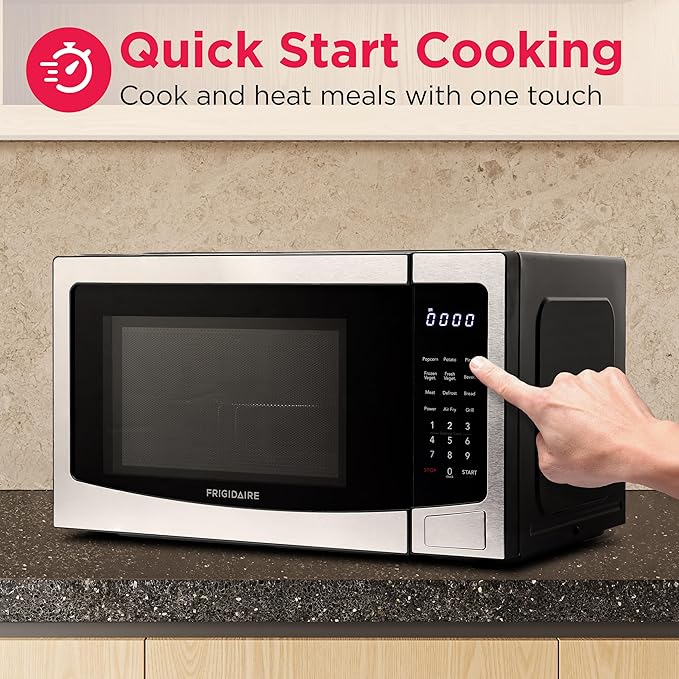 FRIGIDAIRE 1.2 cu ft Microwave Digital Air Fryer Convection Oven Combo-Fry with XL Capacity Stainless Steel Finish