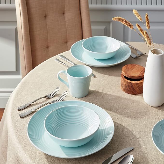 Royal Doulton Exclusively for Gordon Ramsay Maze Blue 16-Piece Dinnerware Set
