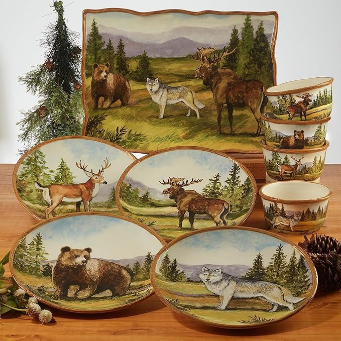 Certified International Mountain Summit 16pc Dinnerware Set Service for 4