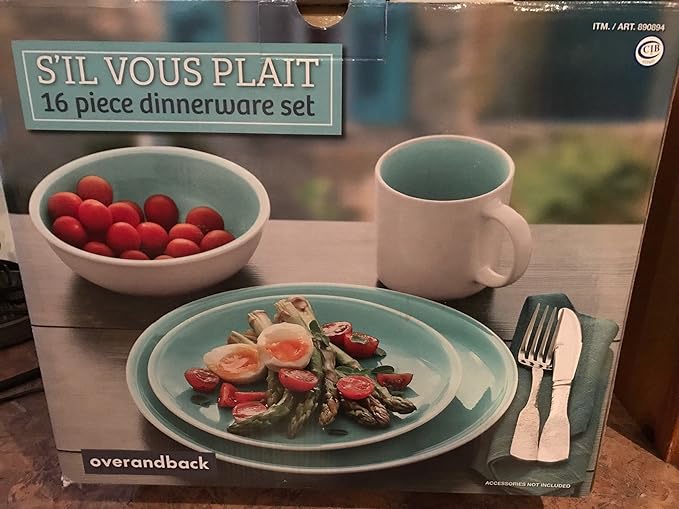 S'Il Vous Plait 16 Piece Dinnerware set
