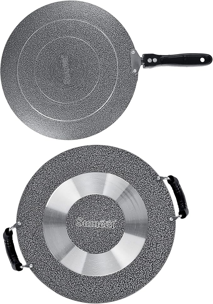 Sumeet NonStick Cookware aluminium Set (Conceive ROti - 28Cm Dia Tawa-30.5cm)