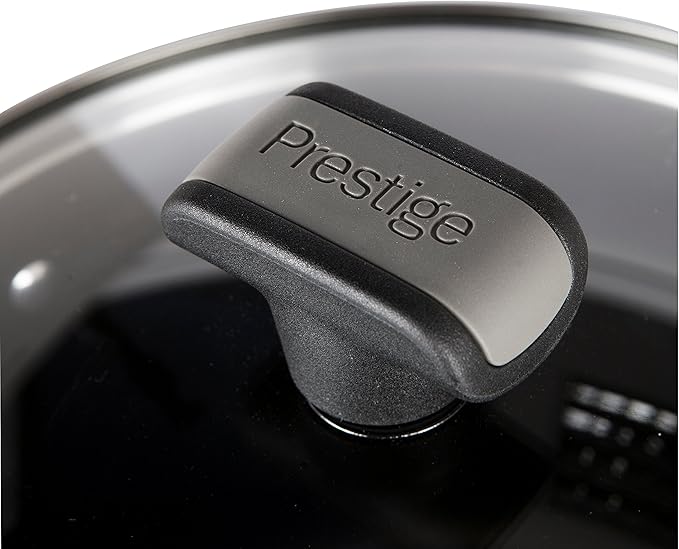 Prestige Duraforge Induction Aluminium Saucepan Black Set of 3