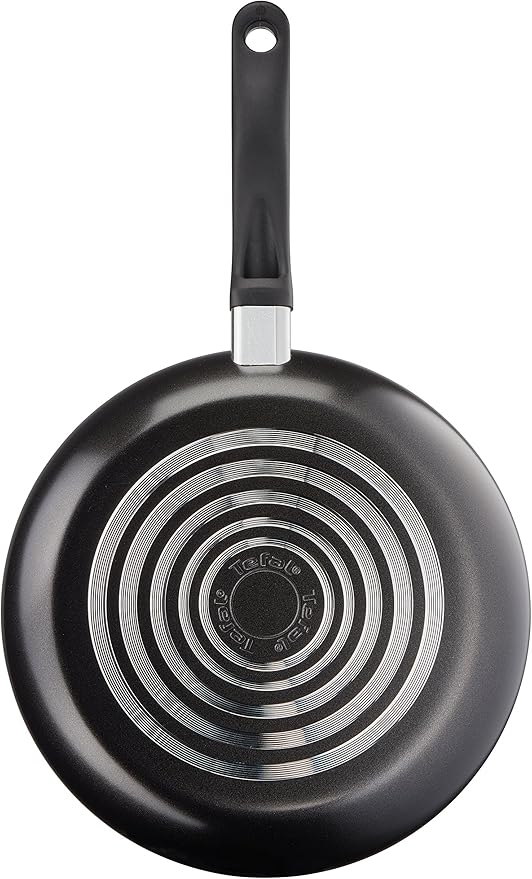 Tefal Delight 5 Piece Non Stick All hobs Compatible excluding Induction Black B470S544