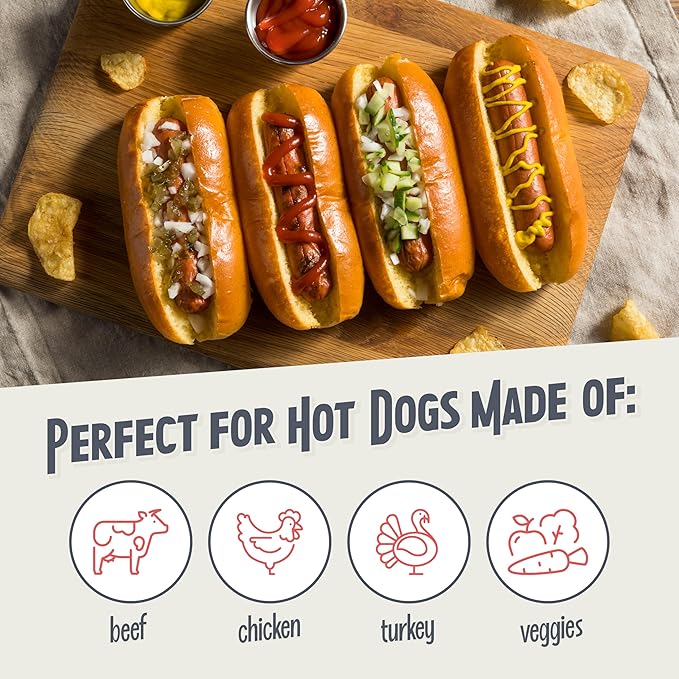 Nostalgia HDT600RETRORED Retro Pop-Up 2 Hot Dog and Bun Toaster With Mini Tongs Works With Chicken Dogs Turkey Dogs Veggie Links Sausages and Brats