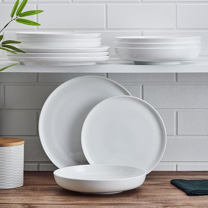 Mikasa Marion Chip Resistant 12 Piece Dinnerware Set Service for 4