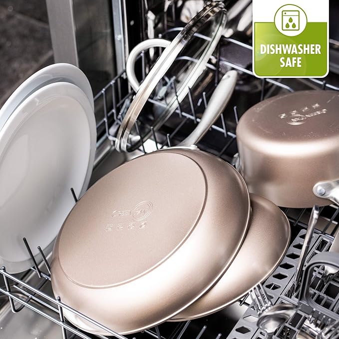 GreenPan Lima Bronze 12pc Ceramic Non-Stick Cookware Set