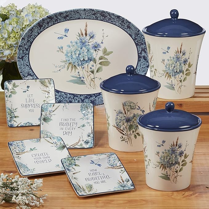 Certified International Bohemian Blue 16 pc Dinnerware Set Service for 4