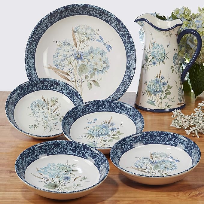 Certified International Bohemian Blue 16 pc Dinnerware Set Service for 4